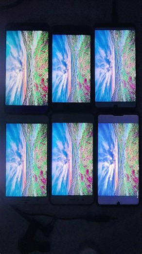 六款LCD备用手机屏幕对比