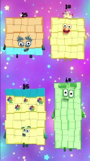 NUMBER BLOCKS | SKIP COUNTING BY 5 | #ytshorts #mathforkids #learntocount #educationalfunblocks