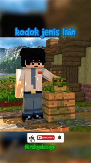 Kodok Jenis lain #minecraft #animasiminecraftprisma3d #shorts