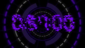 Countdown CG movie from 60 seconds to zero behind motiongraphics