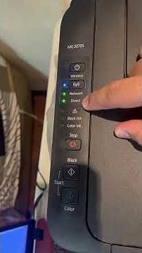 Enable Canon MG3070s wireless connection