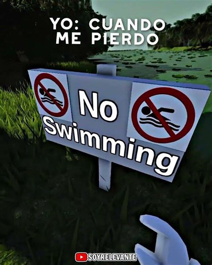 DO NOT swim ☠️😱 #videogames #mrrelevante