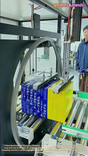 Automatic Carton Sealing and Strapping Machine