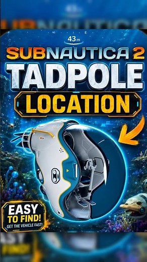 Tadpole Fragment Locations In Subnautica 2! #shorts #subnautica