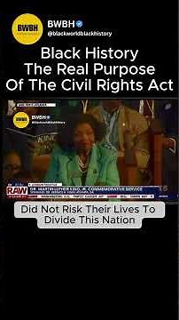 Black History: The Real Purpose Of The Civil Rights Act'' #blackhistory #america #shorts