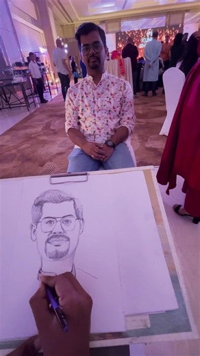 live portrait sketch #drawing #pencilportrsit #art #pendrawing #sketch #foryou #shorts #reels #trend