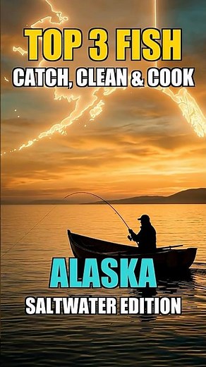 Top 3 Saltwater Fish in Alaska to Catch, Clean Cook! #fishing #alaska