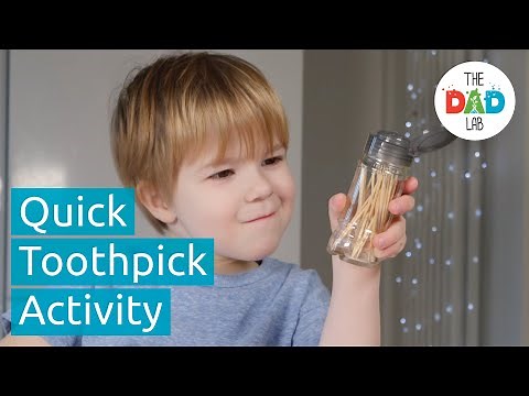 DIY Simple Toothpicks Activity for Kids