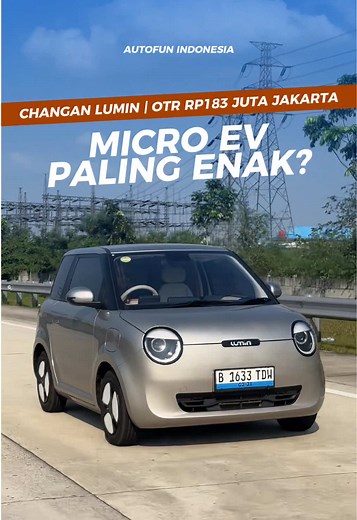 Changan Lumin bisa dibilang sebagai mobil paling mungil dalam Mudik Elektrik 2026 lalu. Meski begitu, micro EV ini punya banyak hal menarik untuk dijadikan kendaraan andalan harian. Harganya atraktif, jarak tempuh tembus 301 Km, sudah didukung DC fast charging, dan ditambah lagi desain body yang khas banget. Bagaimana menurut teman-teman? #changan #lumin
