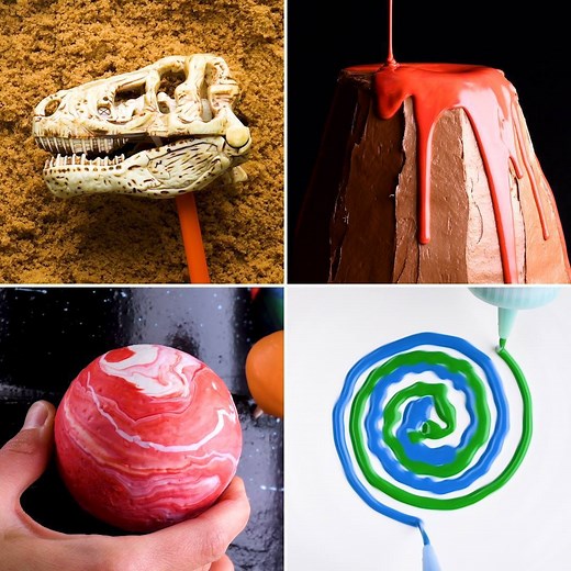 Edu-cake yourself with these 7 cool science cakes! 🌎🌋🔬🌌 | MetDaan