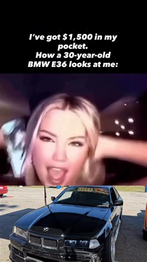 carson! on Instagram: "Everytime😂😂 - - - @thirtysixracks - - - #car #carlife #bmw #325is #m50 e36build e36 carguy drift driftcar fast jdm german bimmer explore viral explorepage e36drift sedan coupe 3pedals touge assettocorsa thirtysixracks"