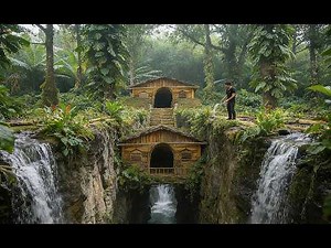 1 Year of Building Dream House & Farm Complete Wooden House & Vegetable Garden