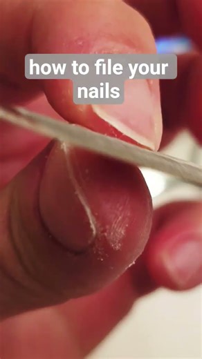 How To File Your Nails 💡 #howto #asmr #diy #hands #notalking