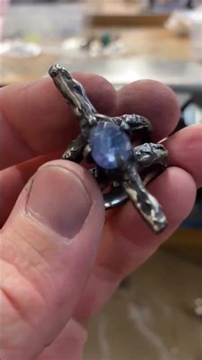 Hot off the bench with this piece that needed some hammering and reoxidation