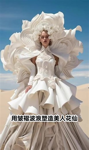 用皱折和波浪塑造美人和花仙#红霞国际时尚课堂分享