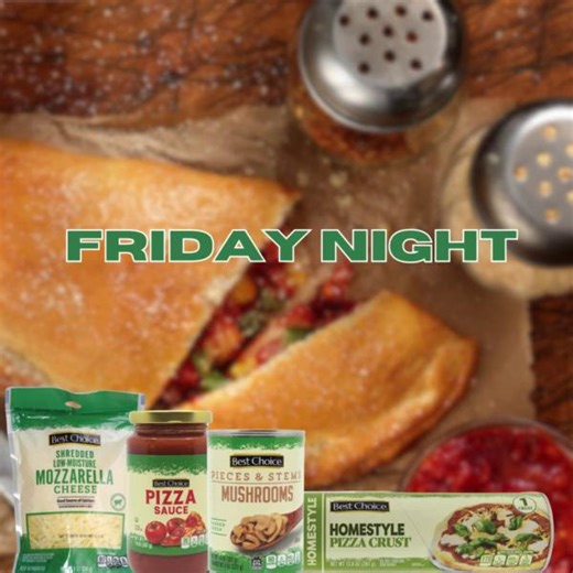 Kick off your weekend with a delicious DIY calzone! Stop by our store to grab all the ingredients you need to create your own custom calzone masterpiece. Perfect for a fun and tasty weekend activity. See you in-store today! | Gunn's Supermarket