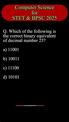 Computer Science for STET & BPSC 2025 #stet #bpsc #bpsctre4 #biharstet