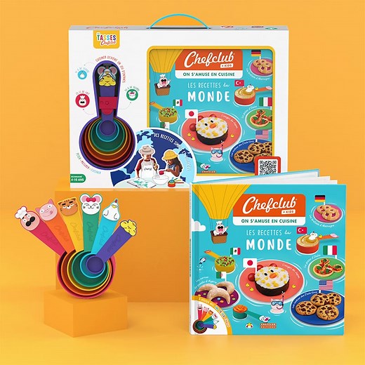 Coffret Les recettes du monde | Chefclub Kids