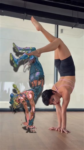 Dilnoza Abdusalimova on Instagram: "Anime Yoga Challenge😎 . #shotoniphone #inosuke #baki #demonslayer #animecosplay"