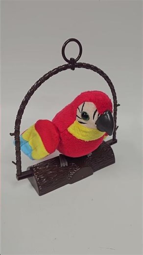 Copying Talk Back Parrot Repeats Sayings Toy Bird