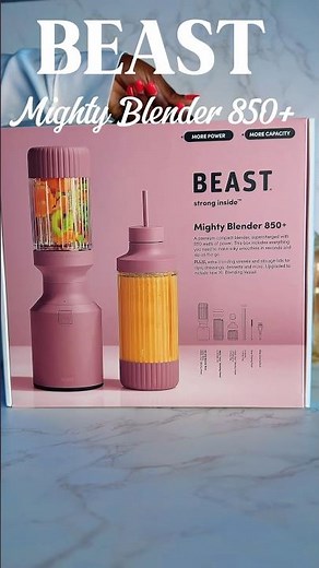 Beast Mighty 850 Plus Blender | Premium Compact Personal Blender Review #shorts #amazonmusthaves
