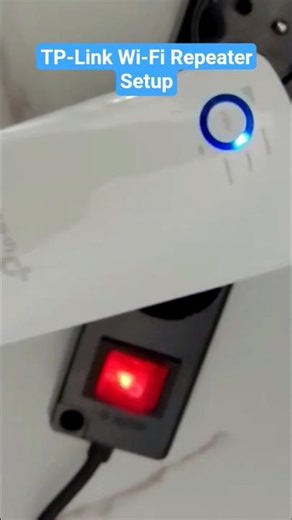 TP-LINK Wi-Fi Repeater setup ( excerpt )