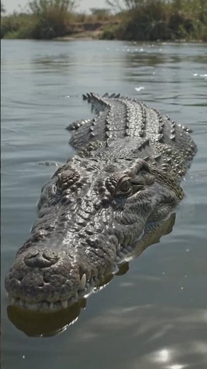 We Strapped a Camera to a Crocodile's Head — This Is How It Really Hunts 🐊