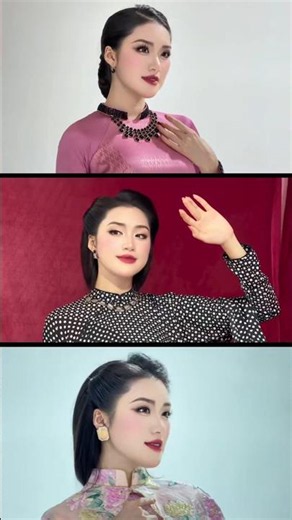 Hoa hậu Phan Phương Oanh trong tà áo dài Việt
