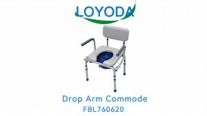 Watch Drop Arm Bedside Commode on Amazon Live