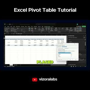 What is Excel Pivot Table? #dataanalysis #excel #exceltips #spreadsheet #excelforbeginners