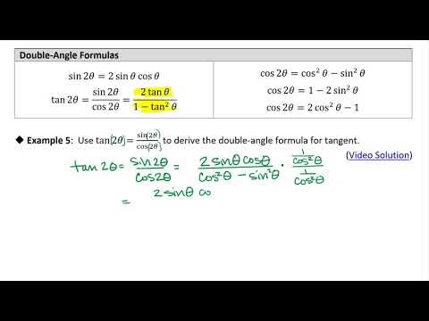OS 7.2-3 Sum and Difference, Double-Angle, and Power Reduction Formulas: Example 5