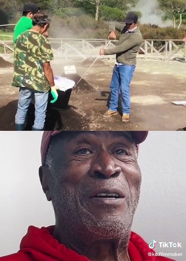 Cooking Cozido das Furnas in the Vents of Volcano Azores