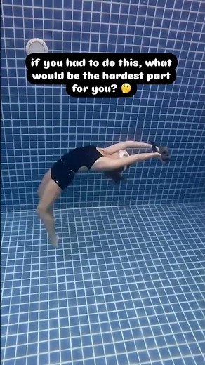 Breathtaking Underwater Backflips in a 5m Deep Pool | Silvia Solymosyová