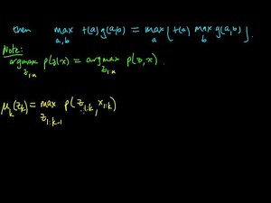 (ML 14.11) Viterbi algorithm (part 1)