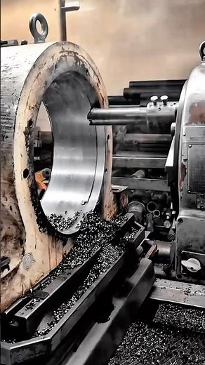 Internal Turning Work Tool Using Industrial Lathe Machine #worktool