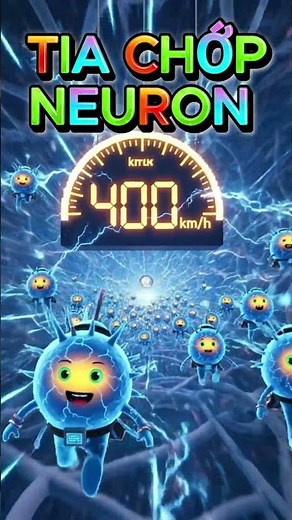 Tốc Độ Tia Chớp: Cách Neuron Truyền Tin Với Vận Tốc 400km/h | Vũ Trụ Cơ Thể 3D #Shorts