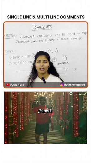 Single Line Comments in Javascript