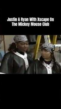 Justin Timberlake & Ryan Gosling with Xscape on the Mickey Mouse Club (1993)