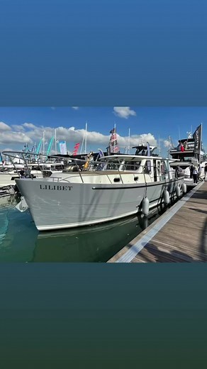 We’re rather taken by this British built steel displacement cruiser from Piper. Hybrid diesel electric propulsion, spacious saloon, one or two cabins, 40ft long and decent value for money. Check it out at Boatshowrooms berth in the Southampton Boat Show all this week. | Motor Boat & Yachting