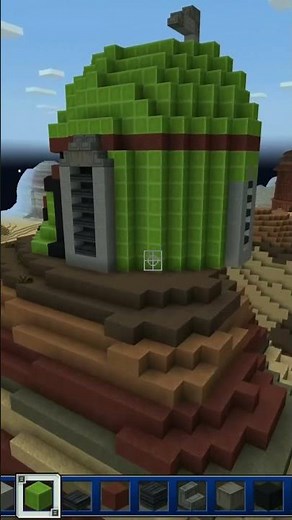 Minecraft Boba Fett helmet build #starwars #minecraft #bobafett