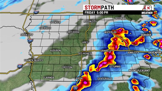 Severe storms to finish Friday in central Iowa