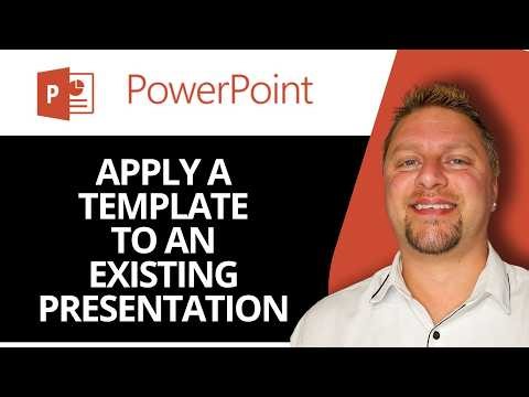 How to Apply a Template to an Existing Presentation in PowerPoint | PowerPoint Tutorial 2026