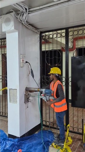 Concrete Core Cutting for Strength Testing