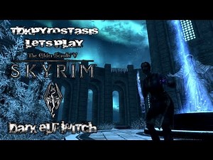 Skyrim Dawnguard DLC Creating our Vampire Queen Let's Play a Vampire Lord Ep1