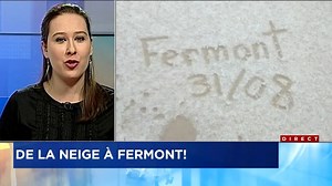 De la neige à Fermont