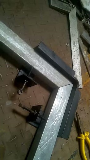 gabarito para soldar o quadro do portão