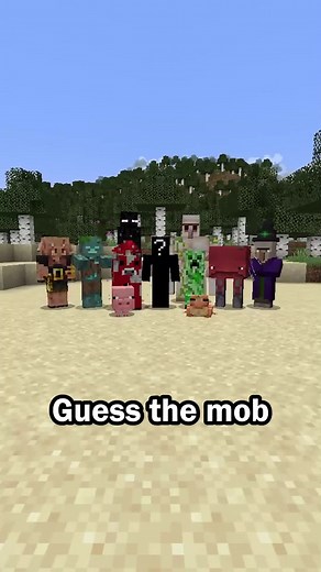 Guess the Minecraft Mob in 60 Seconds Trivia Game