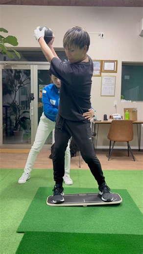 腰のスエーを矯正⛳️ #ゴルフ #ゴルフレッスン #golf
