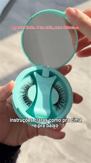 ￼Par de Cílios Magnéticos Profissionais Com Aplicador #cílios #strangerthings