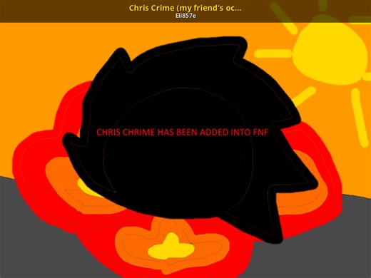 Chris Crime (my friend's oc) in FNF Mod for Friday Night Funkin' | FNF Mods